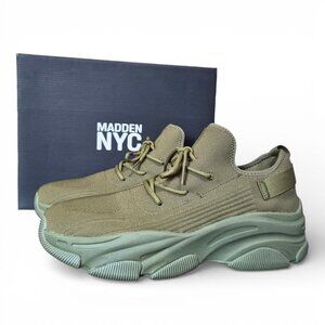NIB Madden NYC Men's Fashion Casual Sneaker Size 13 Olive Green